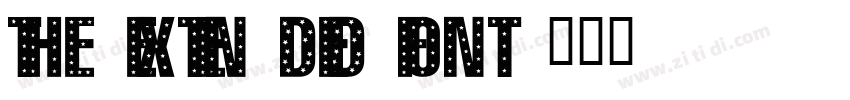 THE EXTEN DED FONT字体转换